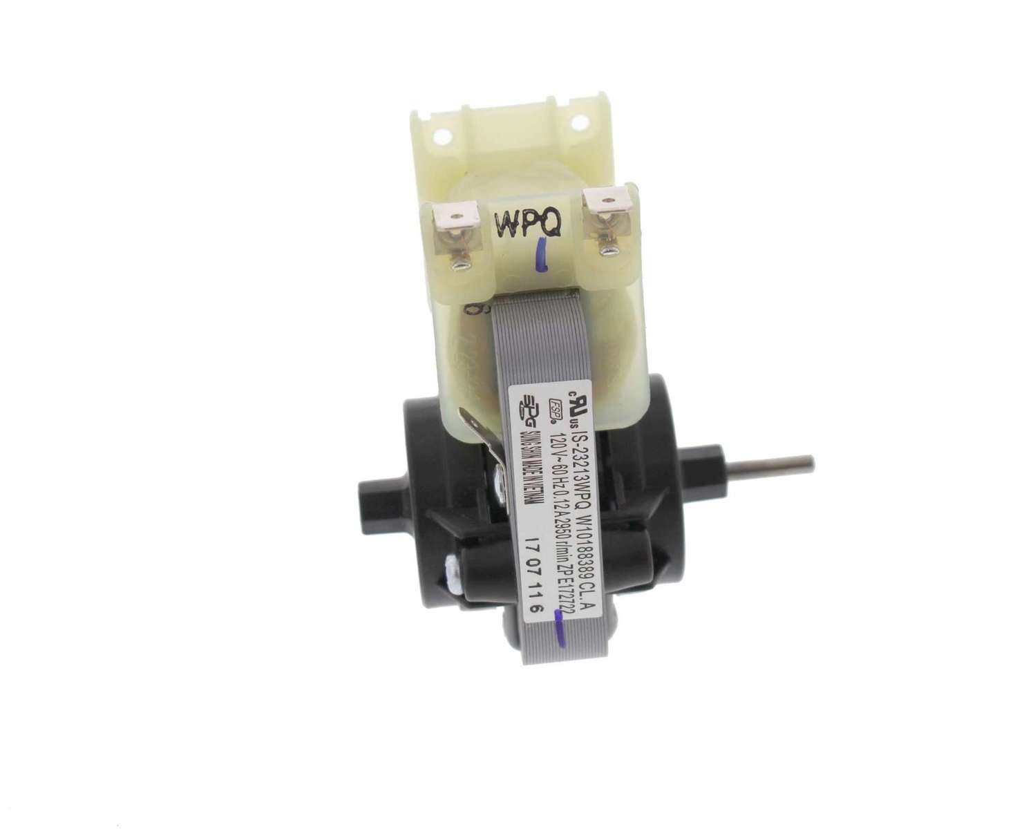 WPW10188389 - Genuine OEM Whirlpool Refrigerator Evaporator Fan Motor